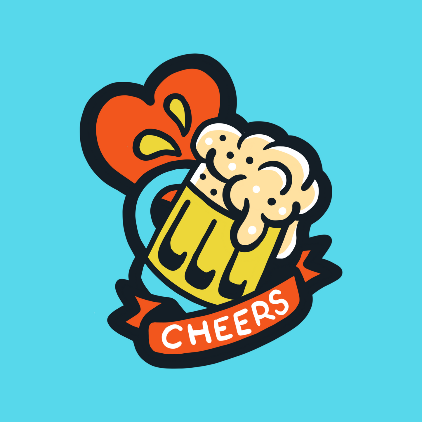 CHEERS! Mug Wood Sign