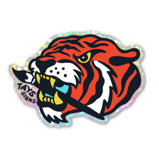 Tiger Head Sticker